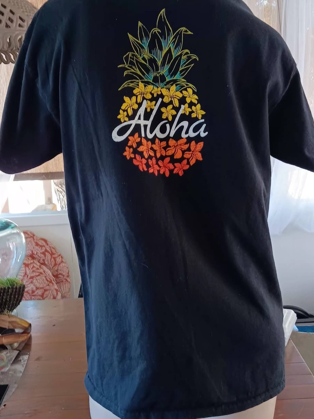 Kai Aloha Supply Black Crewneck Tee - Men's L